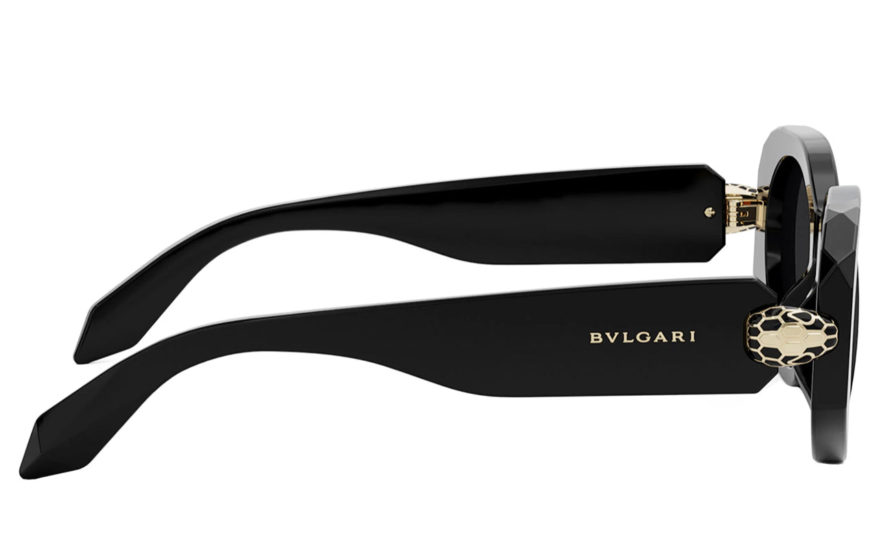 BVLGARI Occhiali Da Sole a Farfalla Neri Effetto Tartarugato (Copia)
