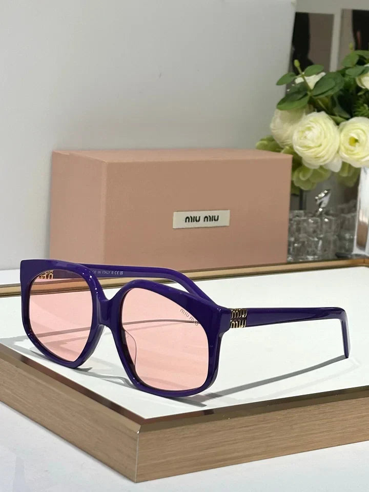Miu Miu MU 80S Women's Sunglasses 2025 Fashion Show