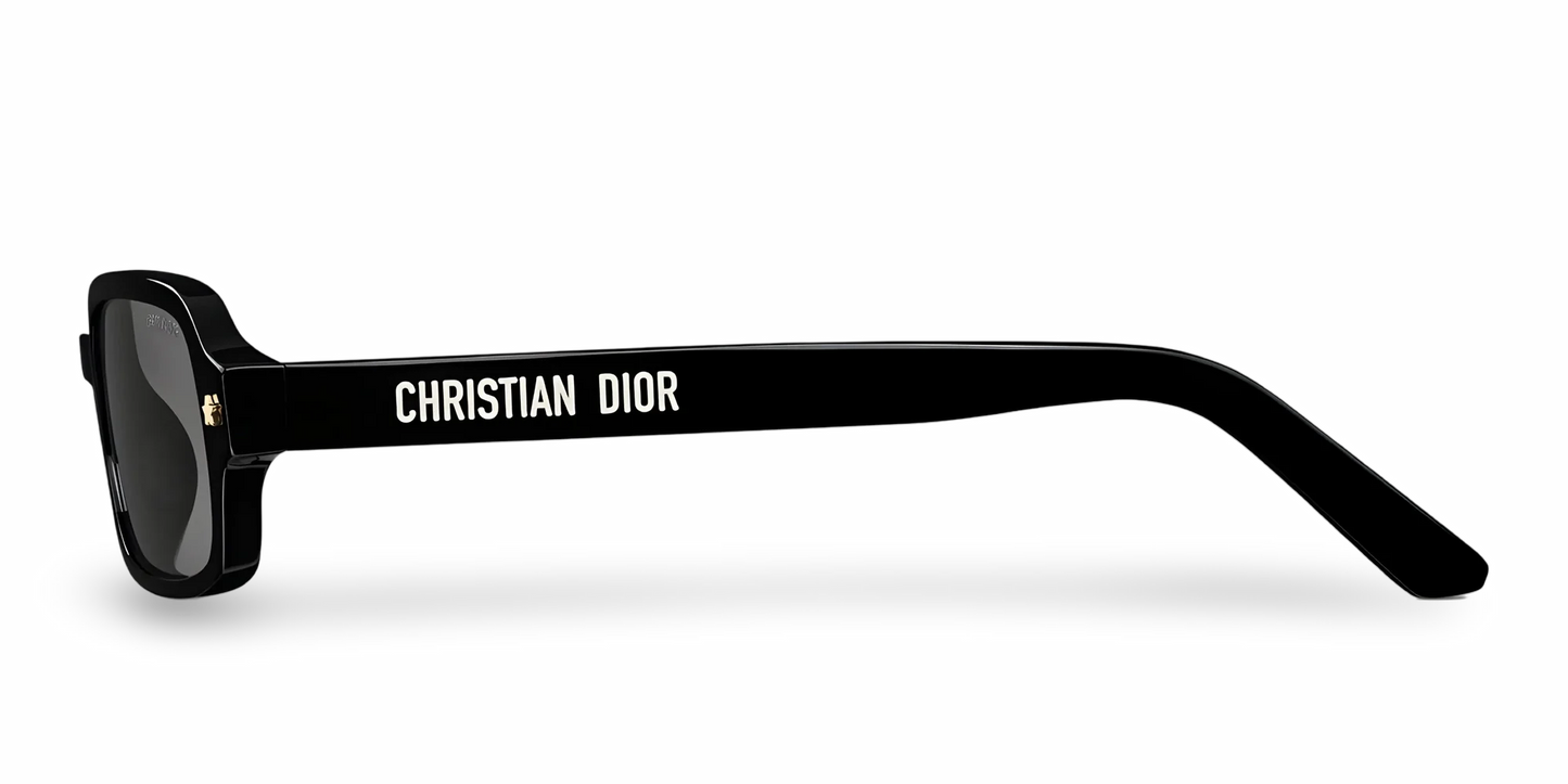 Dior Occhiali Da Sole Rettangolari Neri