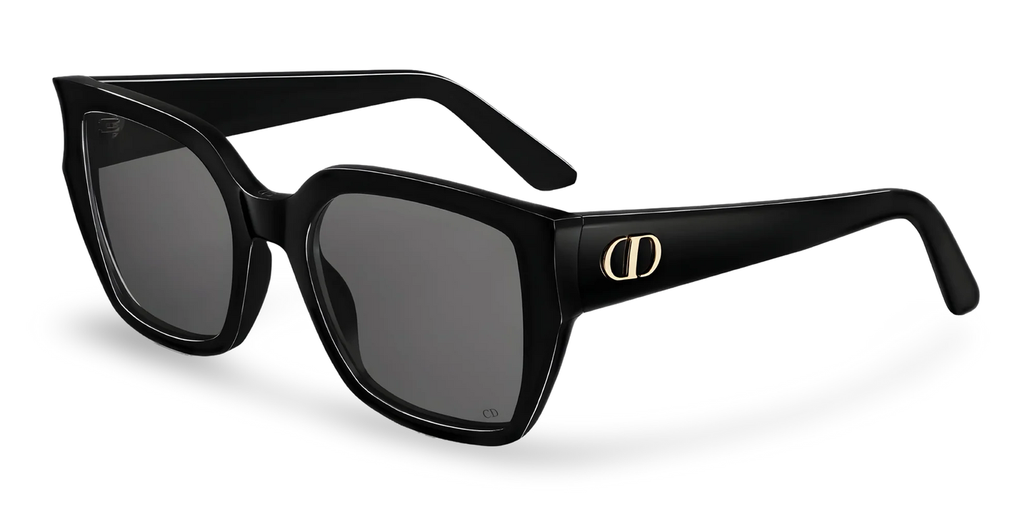 Dior Occhiali Da Sole Squadrati Neri