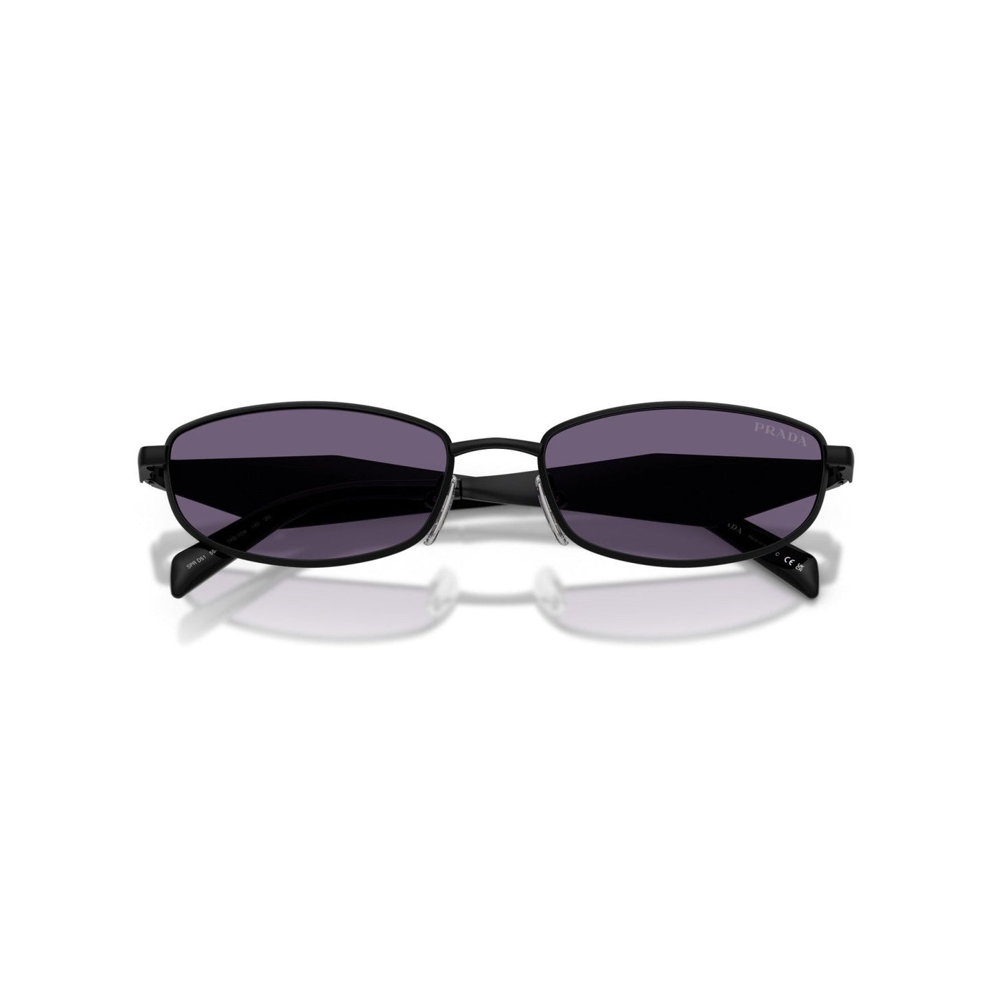 Prada PR D51S - 7AB70W Nero Satinato | Occhiale Da Sole Donna