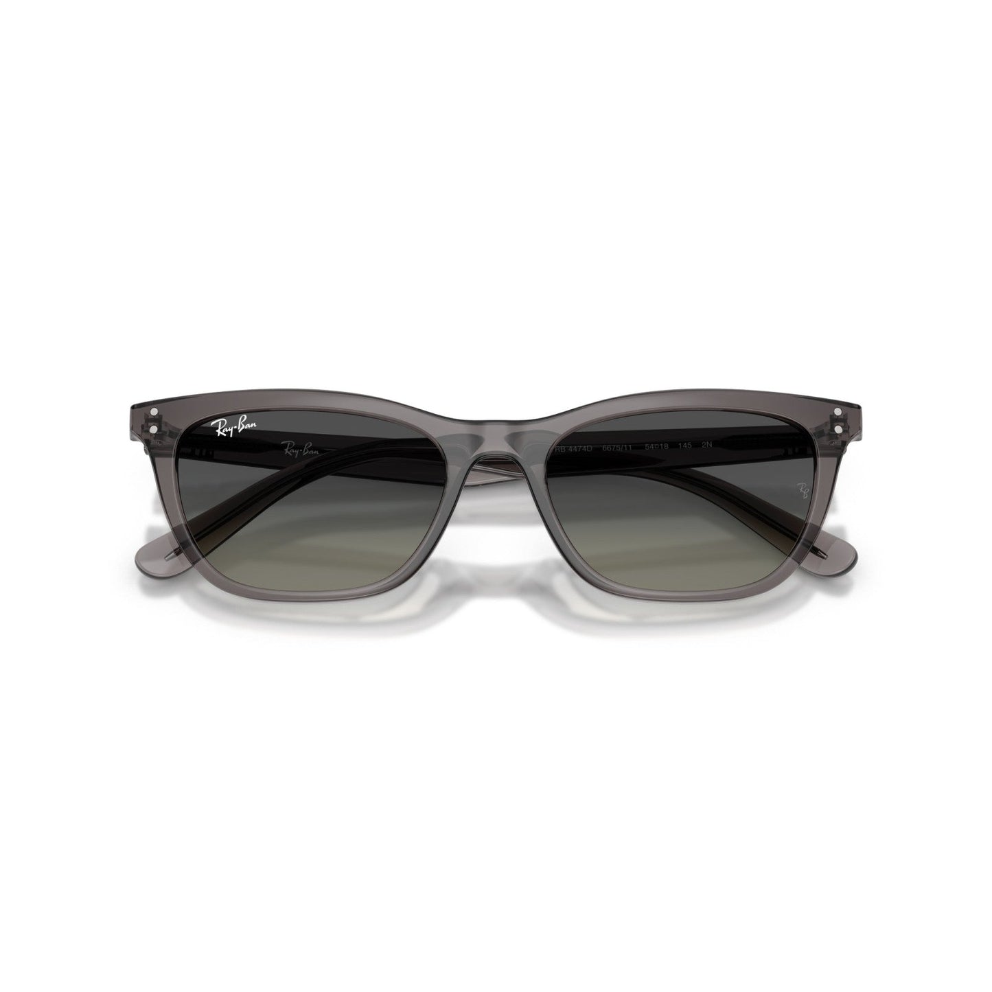 Ray-Ban RB 4474D - 667511 Grigio Scuro Trasparente | Occhiale Da Sole Unisex