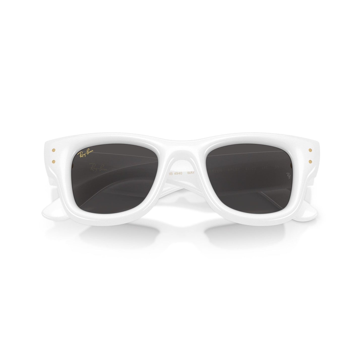 Ray-Ban RB 4940 Wayfarer Puffer 671/87 Bianco | Occhiale Da Sole Unisex