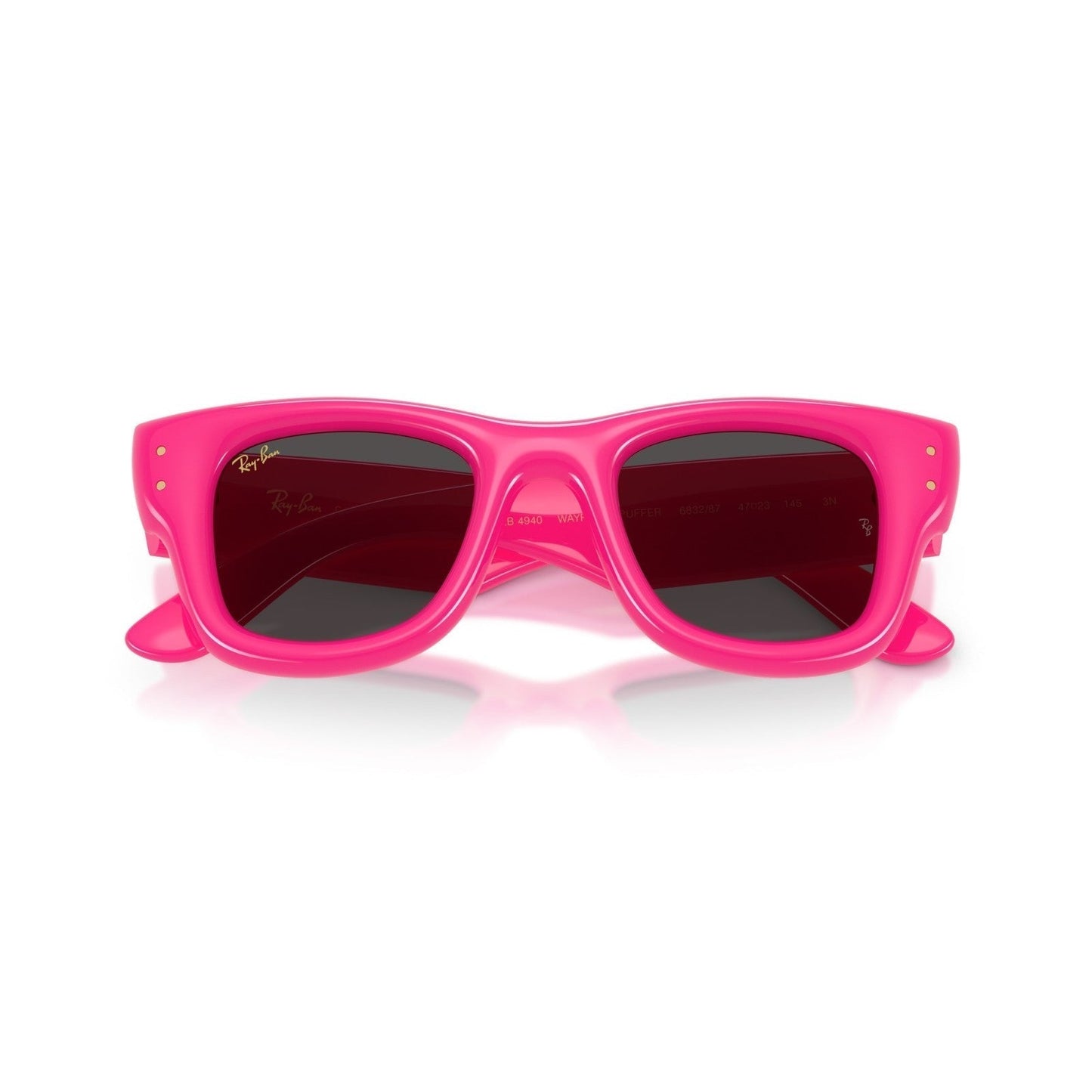 Ray-Ban RB 4940 Wayfarer Puffer 683287 Fucsia | Occhiale Da Sole Unisex