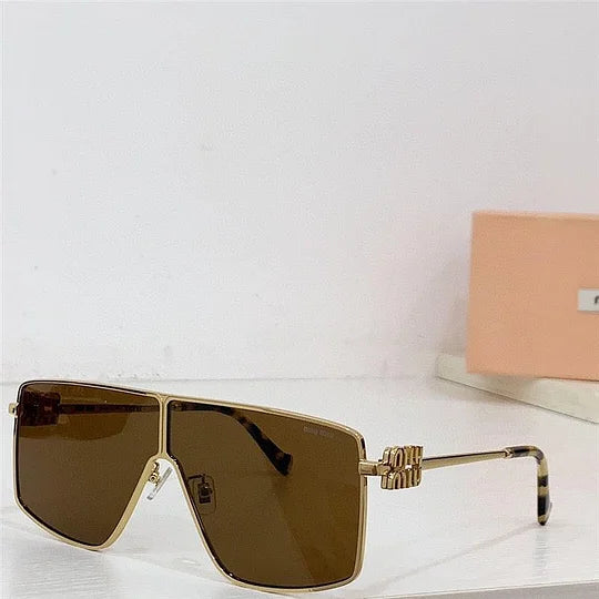 Miu Miu MU51ZS Gold-Black Frame 69mm Women's Sunglasses