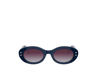 Dior Occhiali Da Sole Ovali Blu