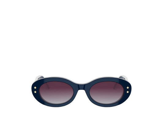 Dior Occhiali Da Sole Ovali Blu