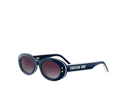 Dior Occhiali Da Sole Ovali Blu