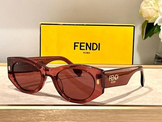 2024 FENDI Roma FE40125 Sunglasses shape Women's