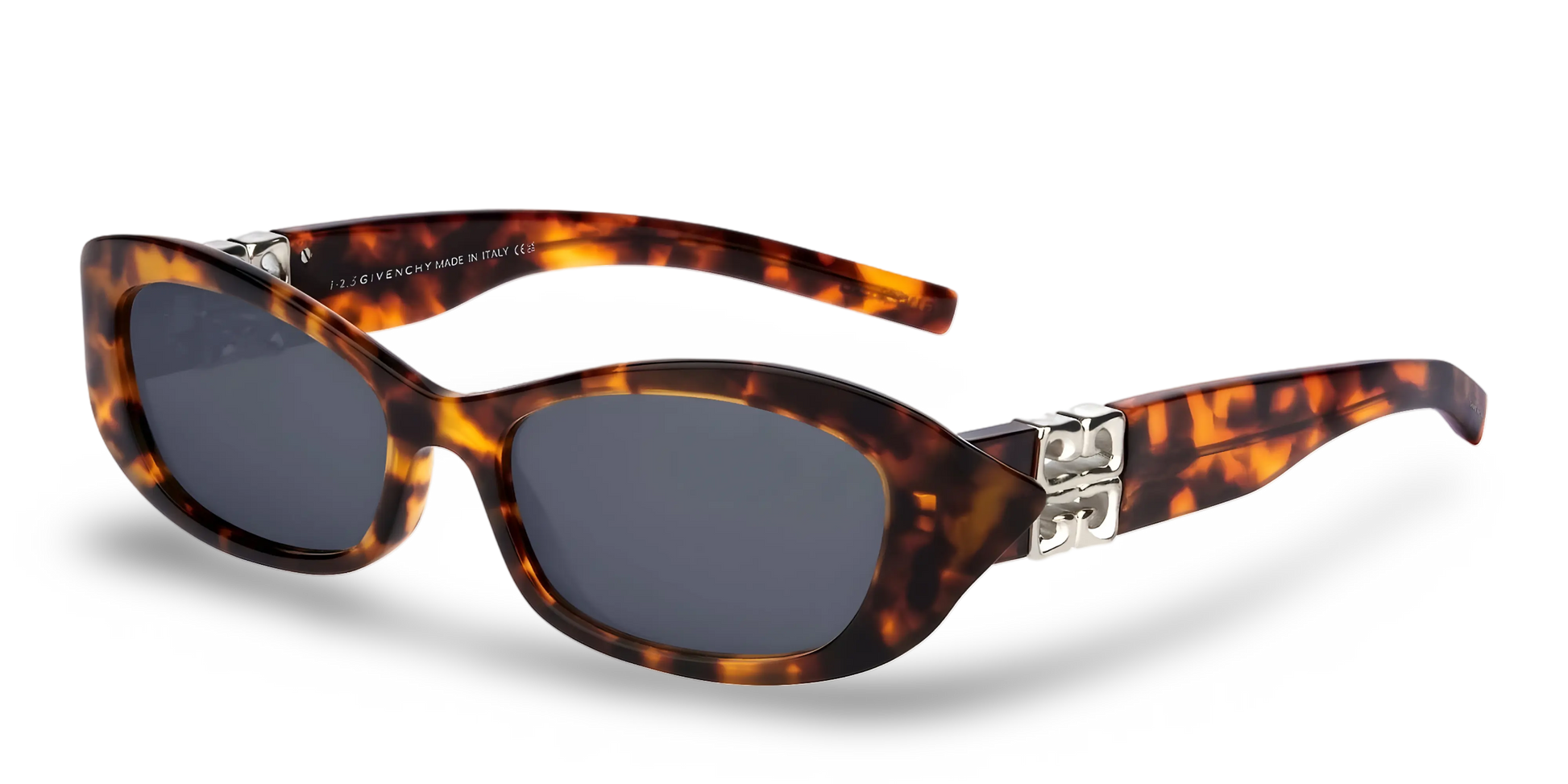 GIVENCHY Occhiali Da Sole a Farfalla Marroni Effetto Tartarugato