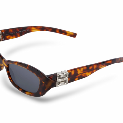 GIVENCHY Occhiali Da Sole a Farfalla Marroni Effetto Tartarugato