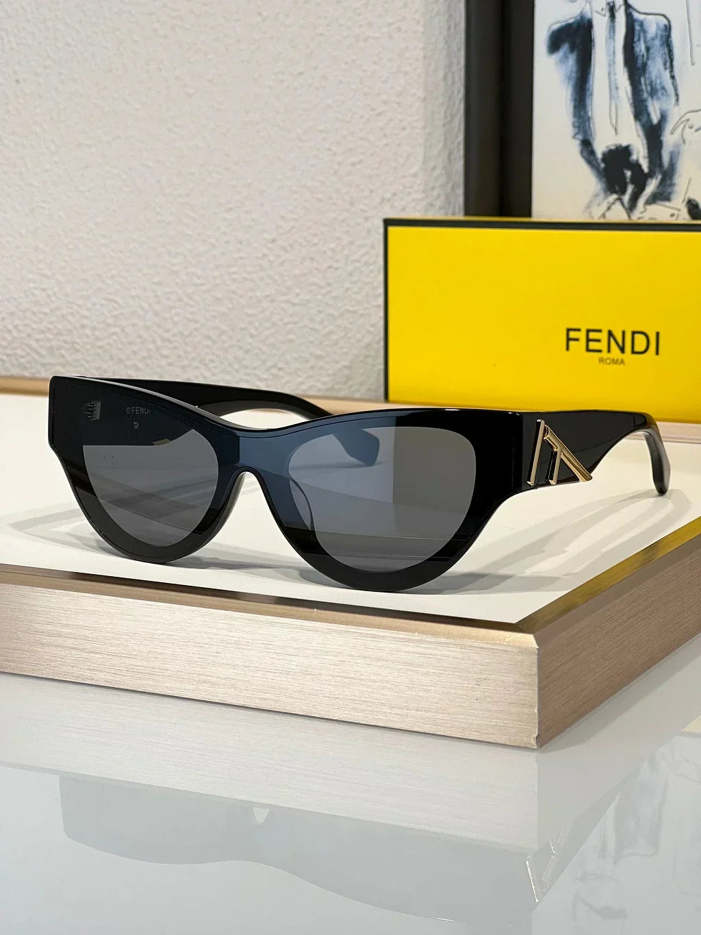 FENDI First FE40111I 01B Sunglasses Women's