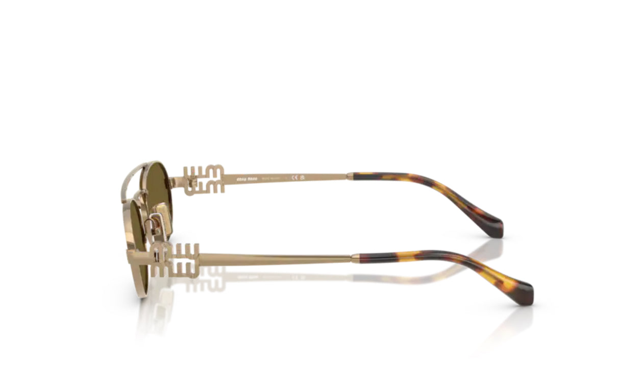 Miu Miu 54ZS 7OE09Z - Oro ottone