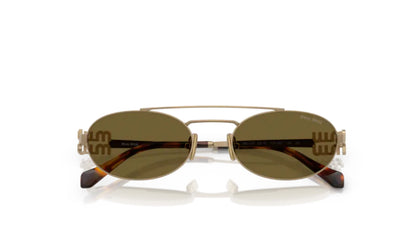 Miu Miu 54ZS 7OE09Z - Oro ottone