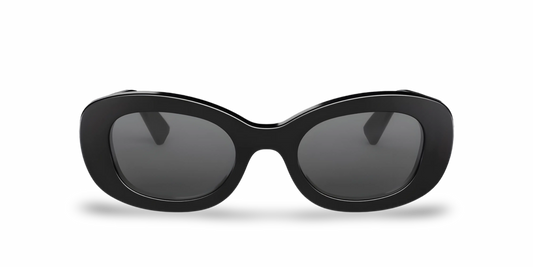 BVLGARI Occhiali Da Sole Ovali Neri