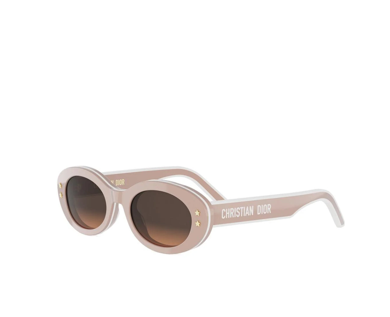 Dior Occhiali Da Sole Ovali Cipria