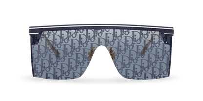 Dior Occhiali Da Sole a Mascherina Dior Oblique blu