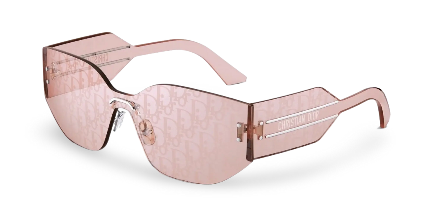 Dior Occhiali Da Sole a Mascherina Dior Oblique Rosa