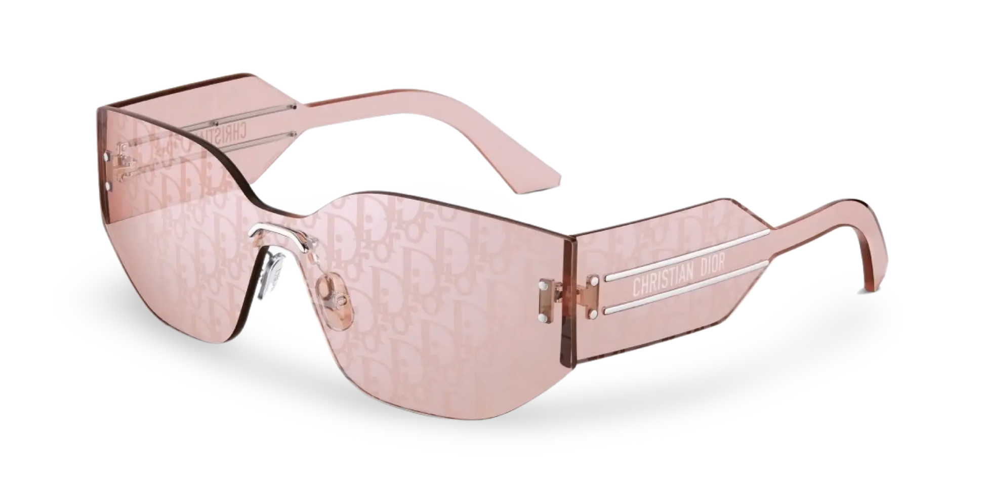 Dior Occhiali Da Sole a Mascherina Dior Oblique Rosa