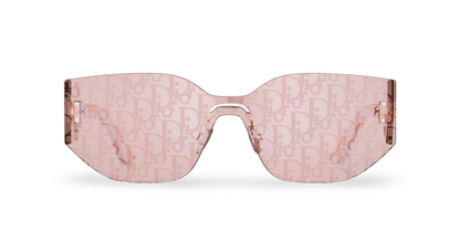 Dior Occhiali Da Sole a Mascherina Dior Oblique Rosa