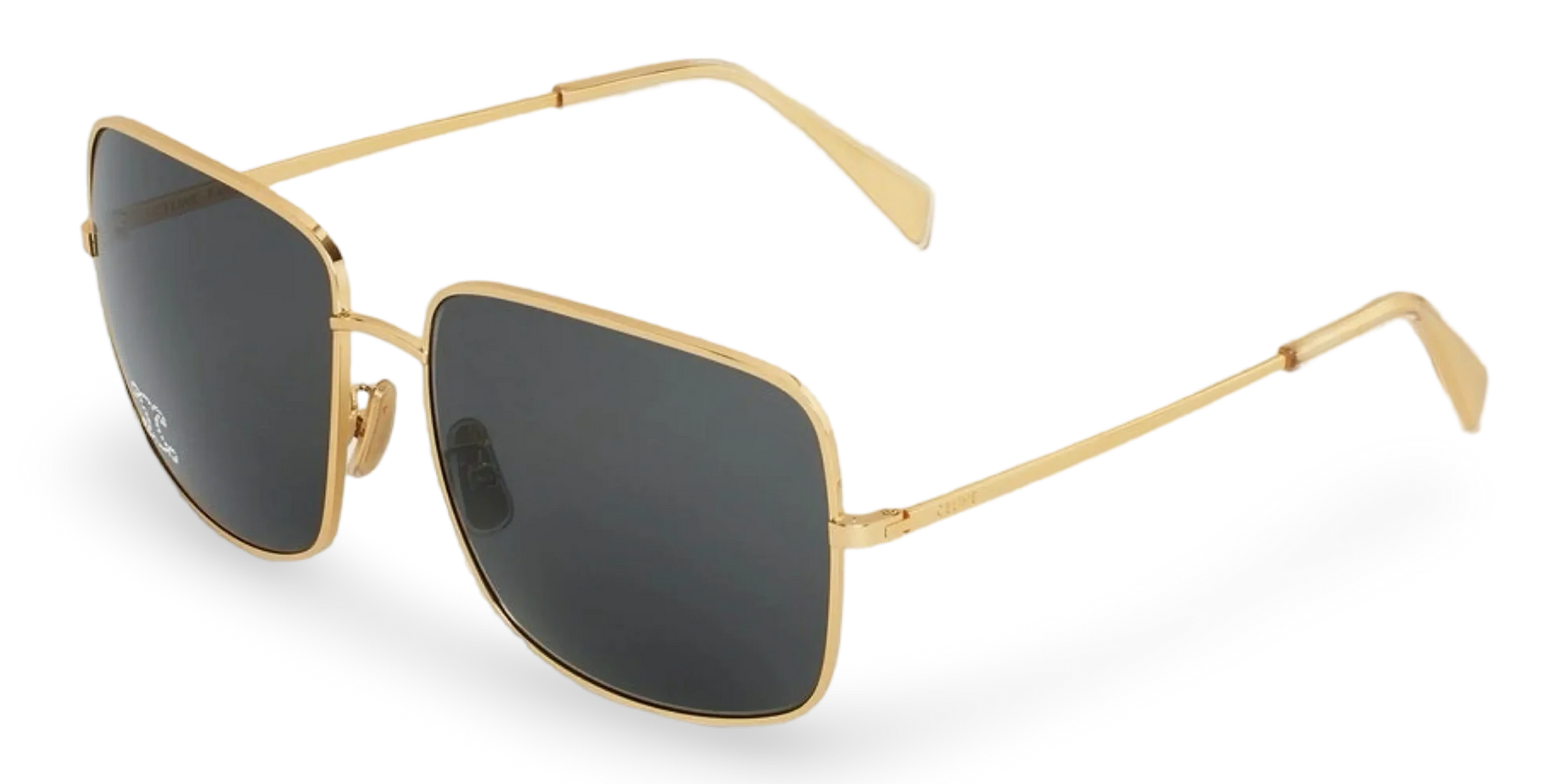 Celine Occhiali Da Sole Squadrati Oro