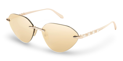 BVLGARI Occhiali Da Sole a Farfalla Oro