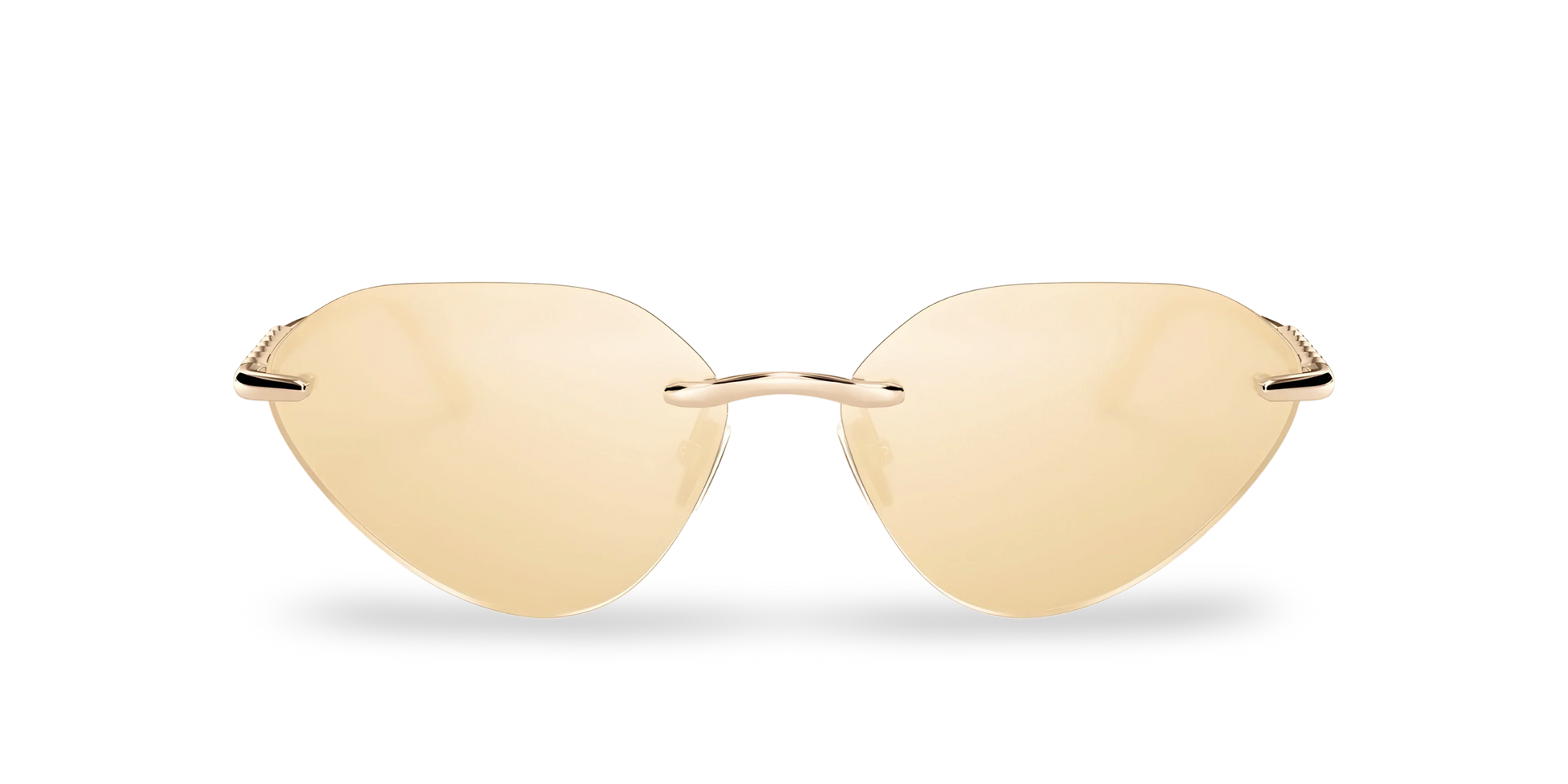 BVLGARI Occhiali Da Sole a Farfalla Oro