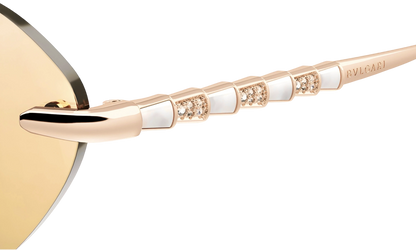 BVLGARI Occhiali Da Sole a Farfalla Oro