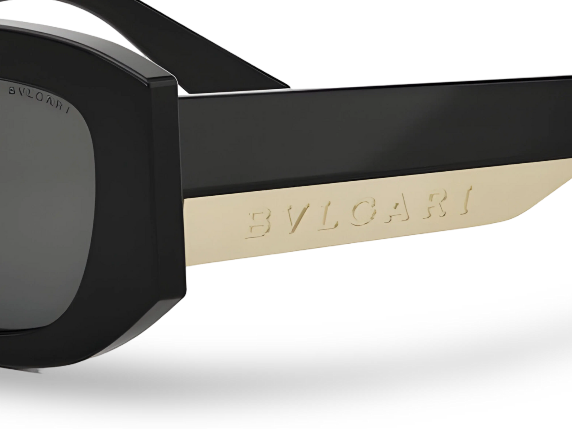 BVLGARI Occhiali Da Sole Geometrici Neri