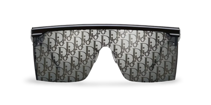 Dior Occhiali Da Sole a Mascherina Dior Oblique Nera