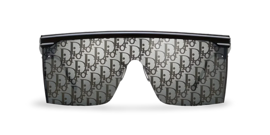 Dior Occhiali Da Sole a Mascherina Dior Oblique Nera