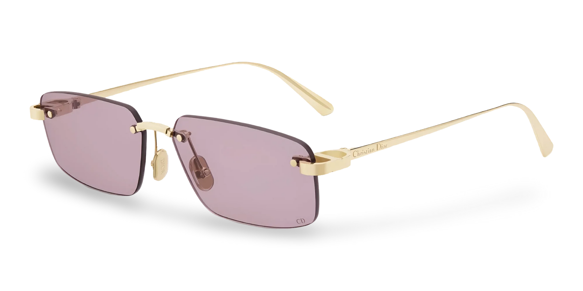 Dior Occhiali Da Sole Rettangolari Lilla