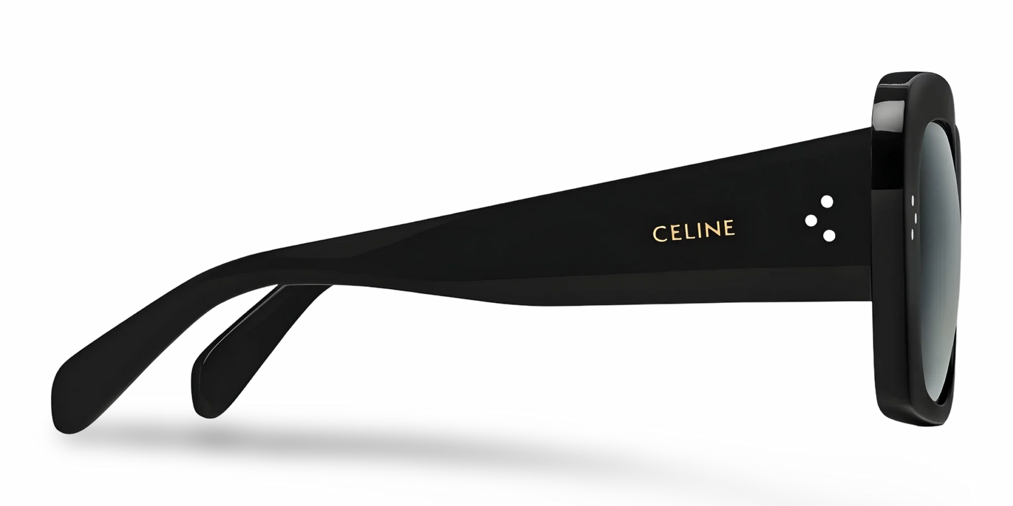 Celine Occhiali Da Sole Squadrati Neri