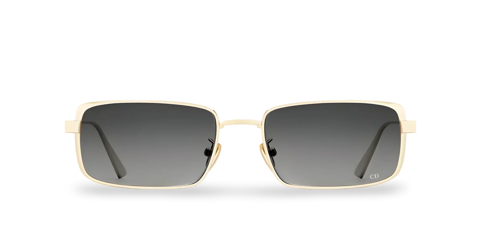 Dior Occhiali Da Sole Ovali Rettangolari con Lenti Sfumate Grigie