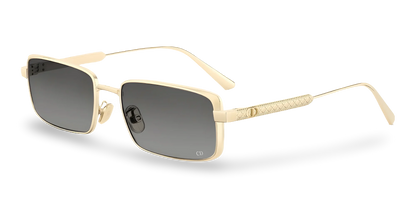 Dior Occhiali Da Sole Ovali Rettangolari con Lenti Sfumate Grigie
