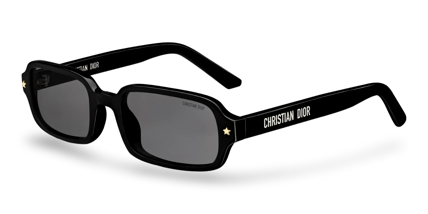Dior Occhiali Da Sole Rettangolari Neri
