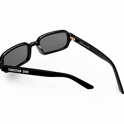 Dior Occhiali Da Sole Rettangolari Neri