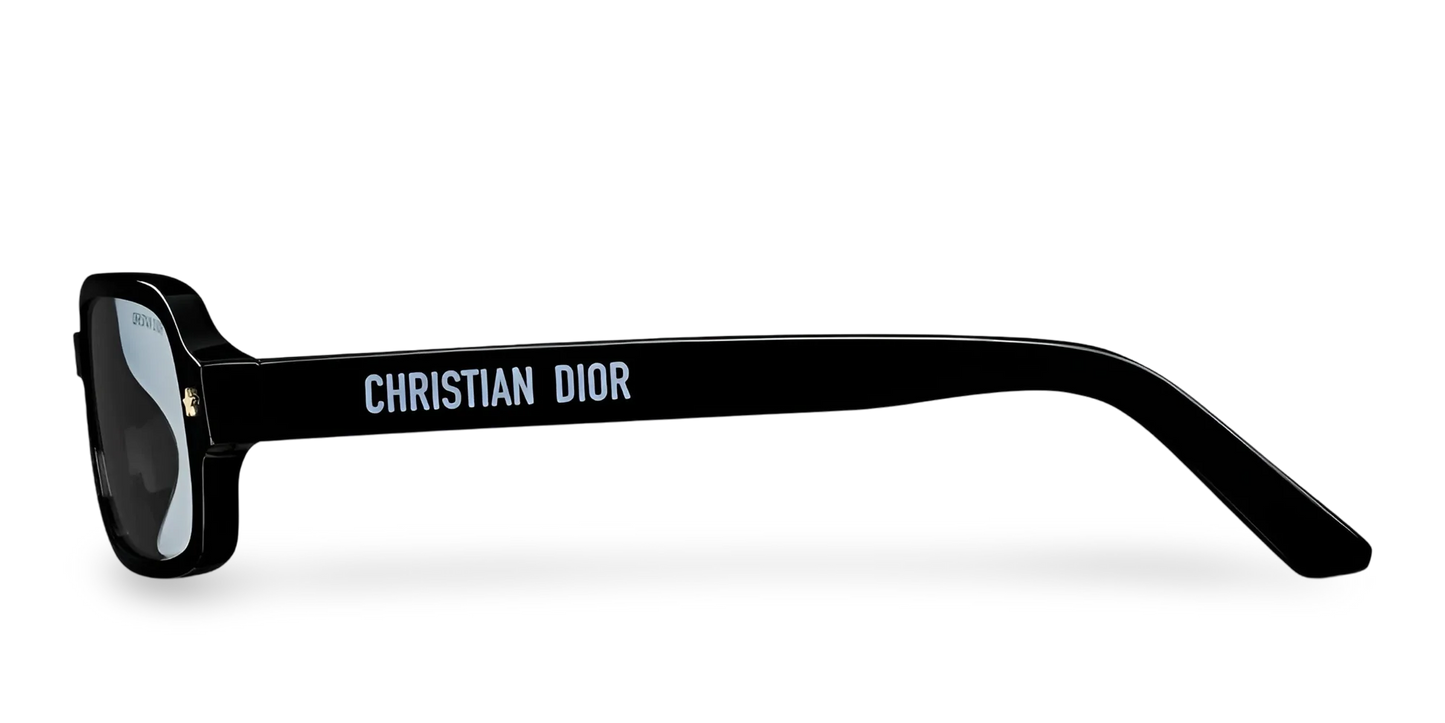Dior Occhiali Da Sole Rettangolari Neri