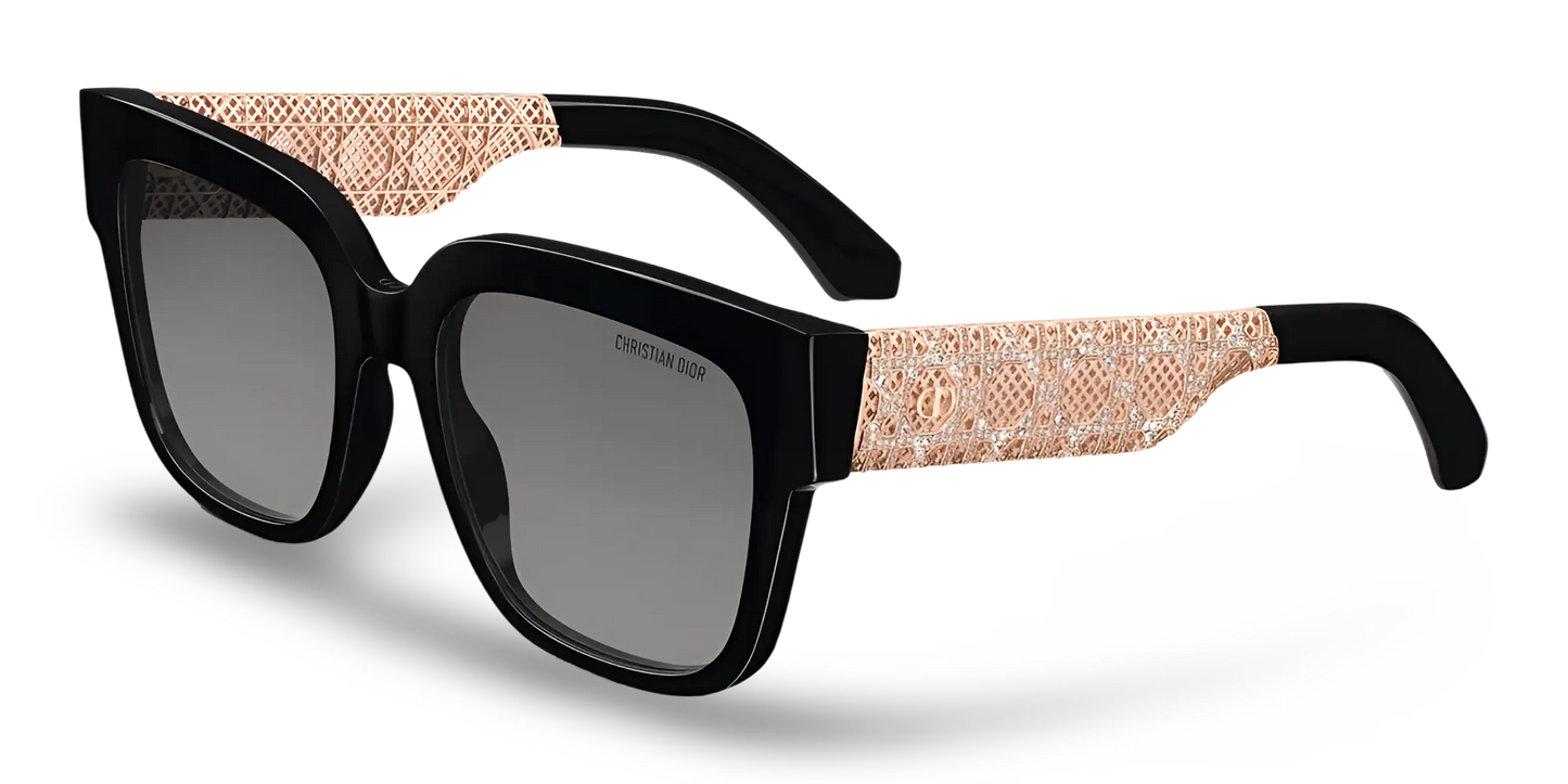 Dior Occhiali Da Sole Squadrati Neri