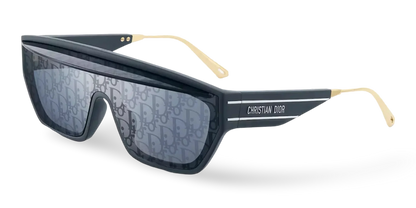 Dior Occhiali Da Sole a Mascherina Dior Oblique Blu