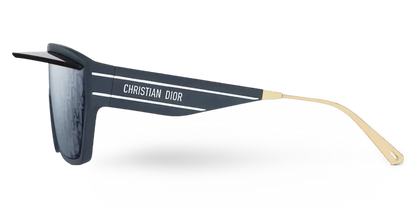 Dior Occhiali Da Sole a Mascherina Dior Oblique Blu