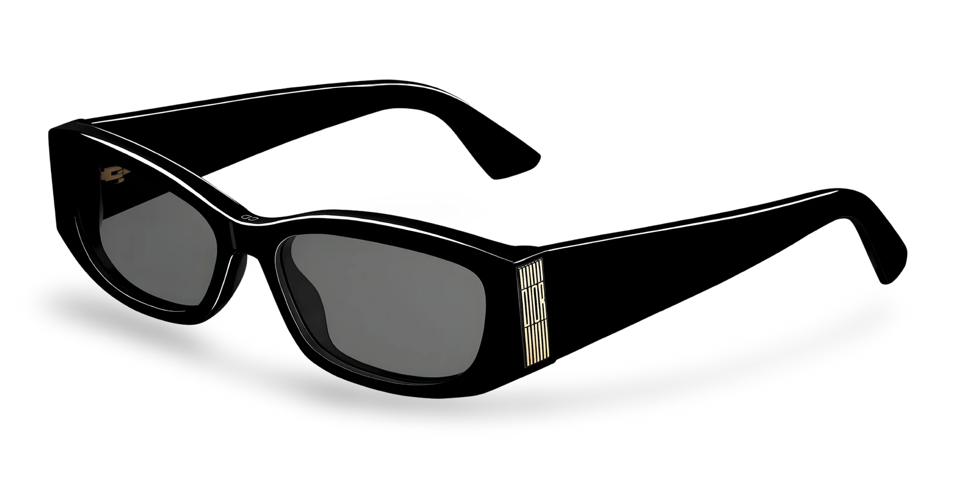 Dior Occhiali Da Sole Rettangolari Neri