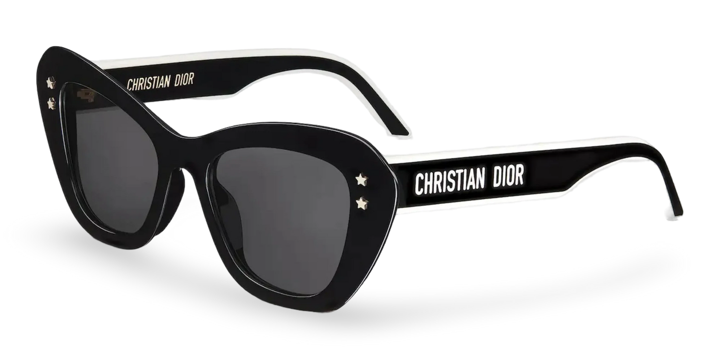Dior Occhiali Da Sole a Farfalla Neri
