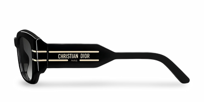Dior Occhiali Da Sole Rettangolari Neri