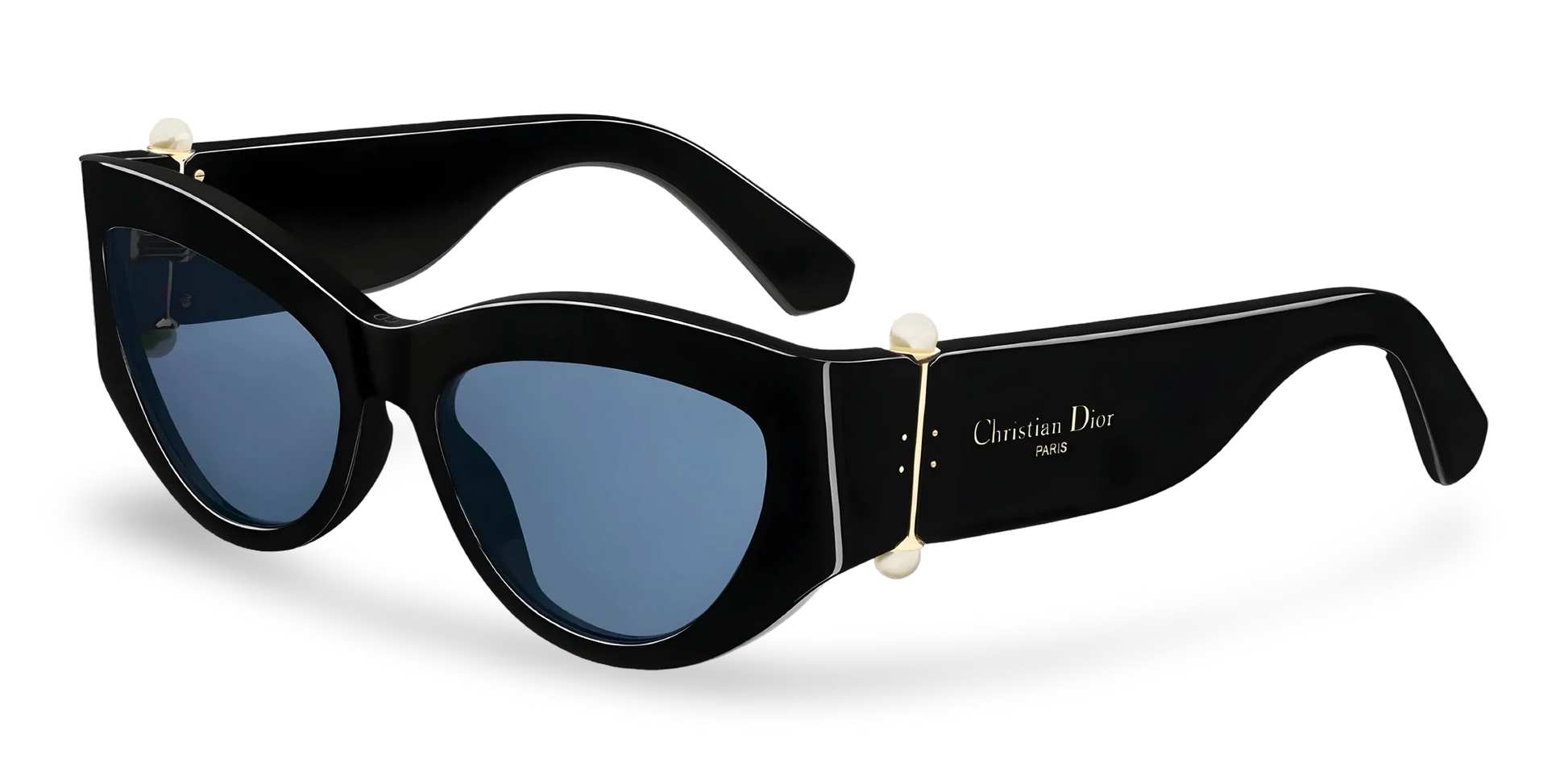 Dior Occhiali Da Sole a Farfalla Neri