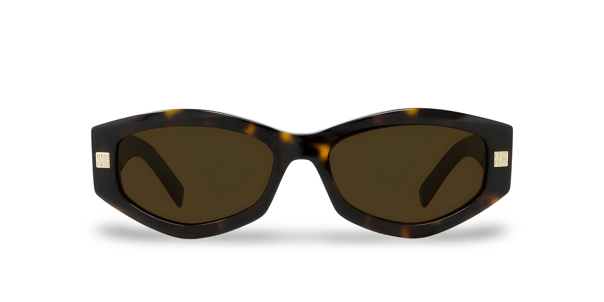 GIVENCHY Occhiali Da Sole Geometrico Marrone Effetto Tartarugato