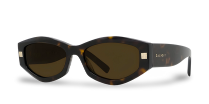 GIVENCHY Occhiali Da Sole Geometrico Marrone Effetto Tartarugato
