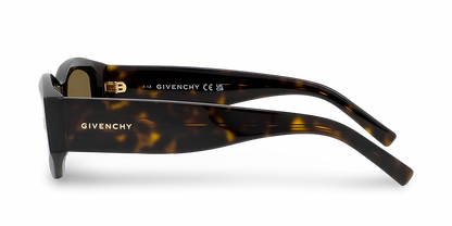 GIVENCHY Occhiali Da Sole Geometrico Marrone Effetto Tartarugato