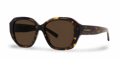 GIVENCHY Occhiali Da Sole Geometrico Marrone Effetto Tartarugato