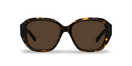 GIVENCHY Occhiali Da Sole Geometrico Marrone Effetto Tartarugato